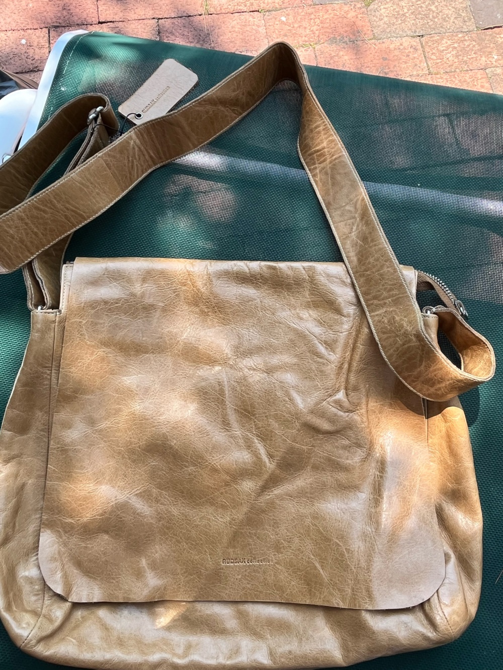 RUDSAK COLLECTION RAW Classic Brown Leather Tote Bag - Women NET , never used